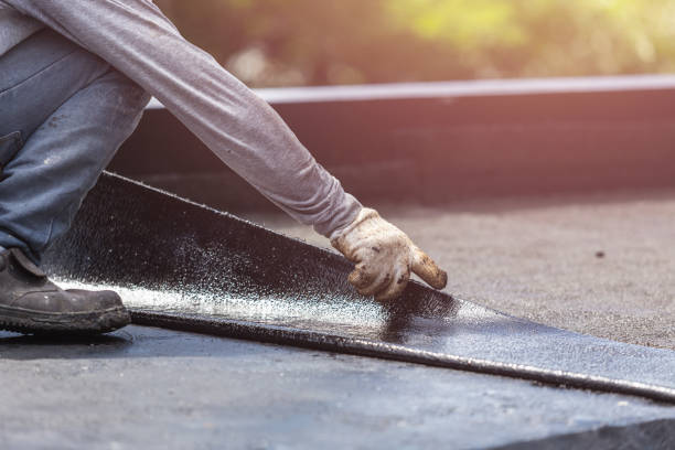 Professional Vapor Barrier Installation technician working in Cranbury, NJ
